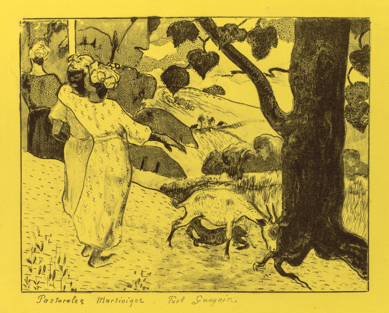 Volpini Suite: Martinique Pastoral by Paul Gauguin