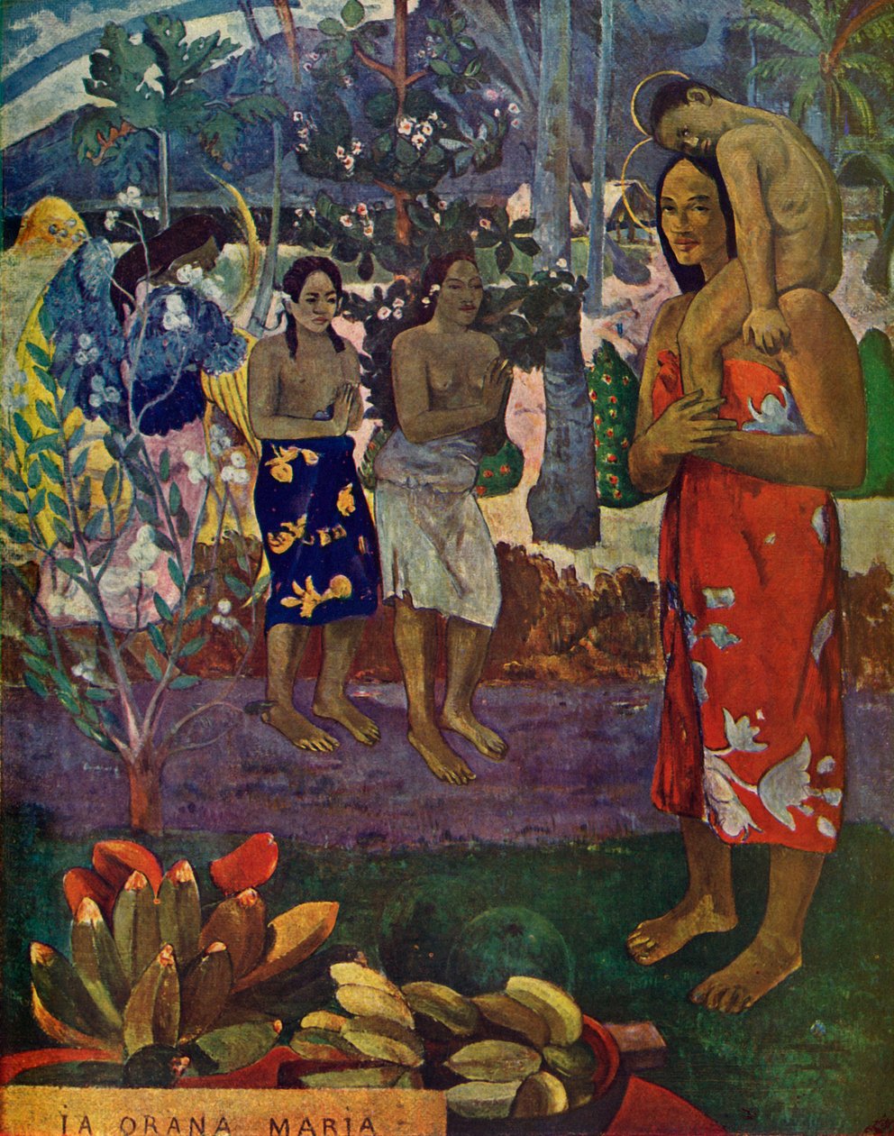 We Greet Thee, Mary by Paul Gauguin
