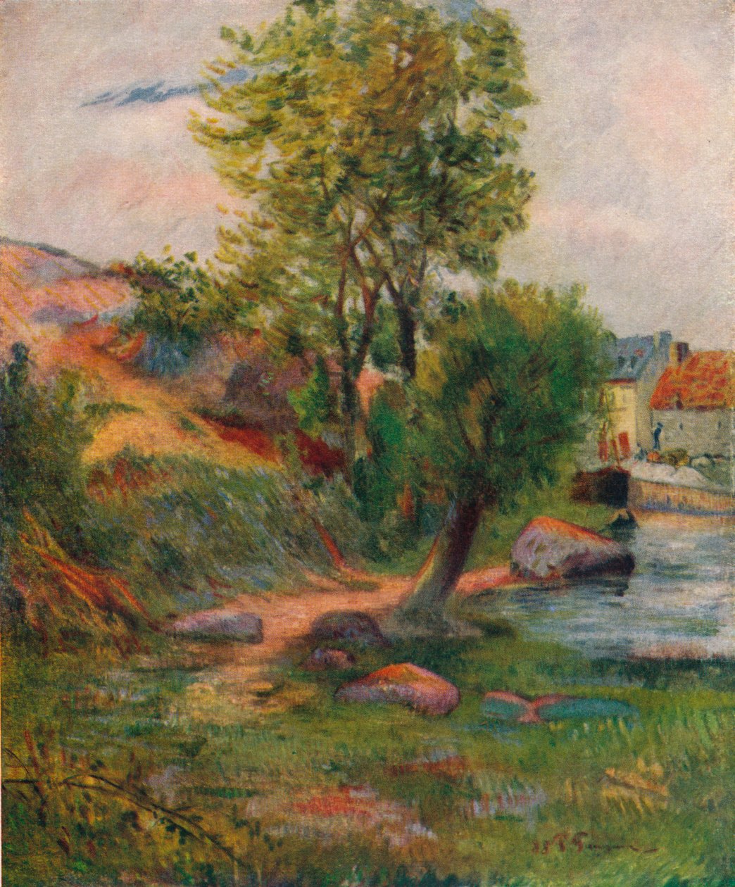 Willow by the Aven by Paul Gauguin