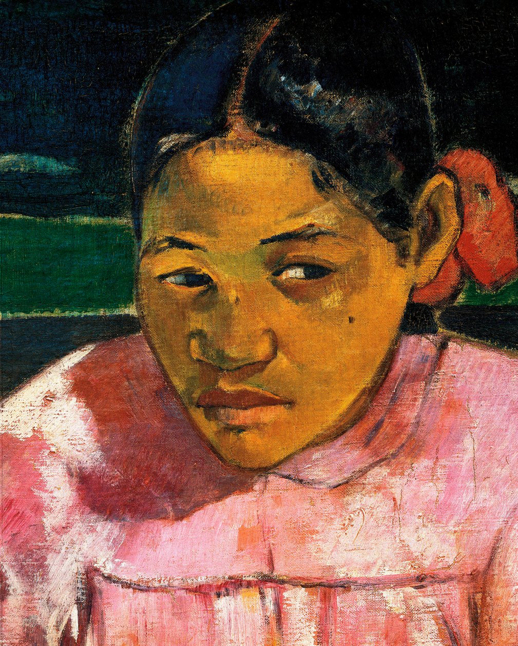 Women of Tahiti or On the Beach (detail) by Paul Gauguin