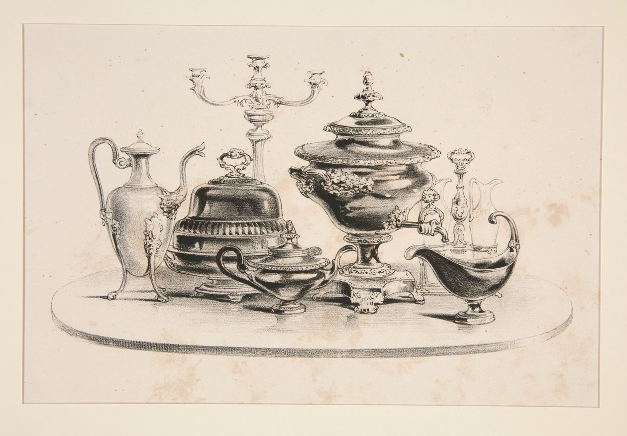 (?). (SILVERSMITH PIECES.) by Paul Gavarni
