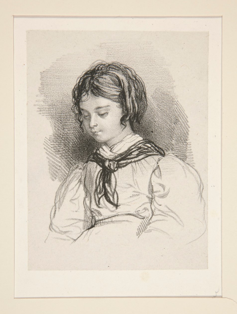 Bust of a Little Girl by Paul Gavarni