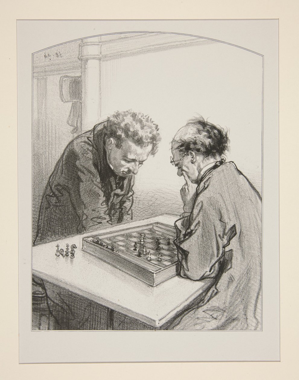(Chess.) by Paul Gavarni