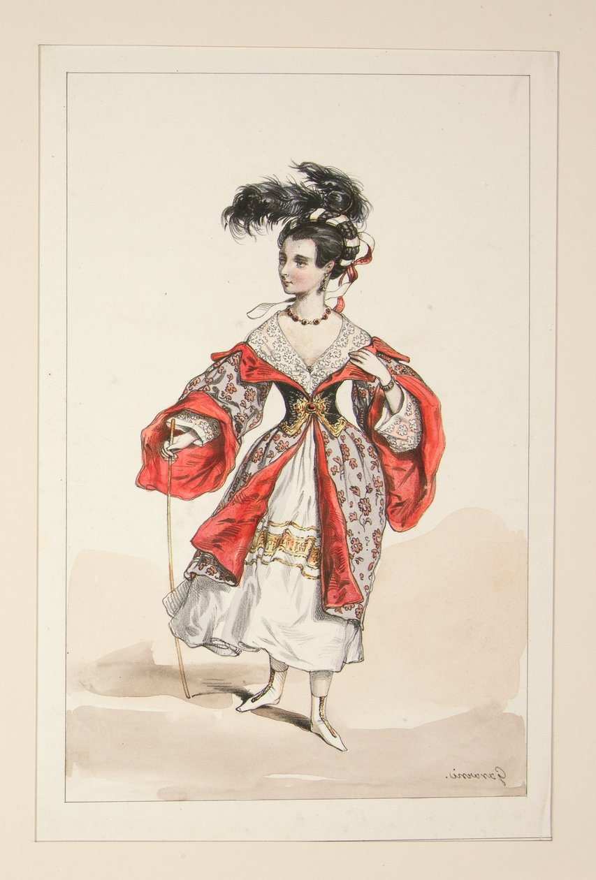 (PERI. Tunic and Silk Dress, ...) by Paul Gavarni