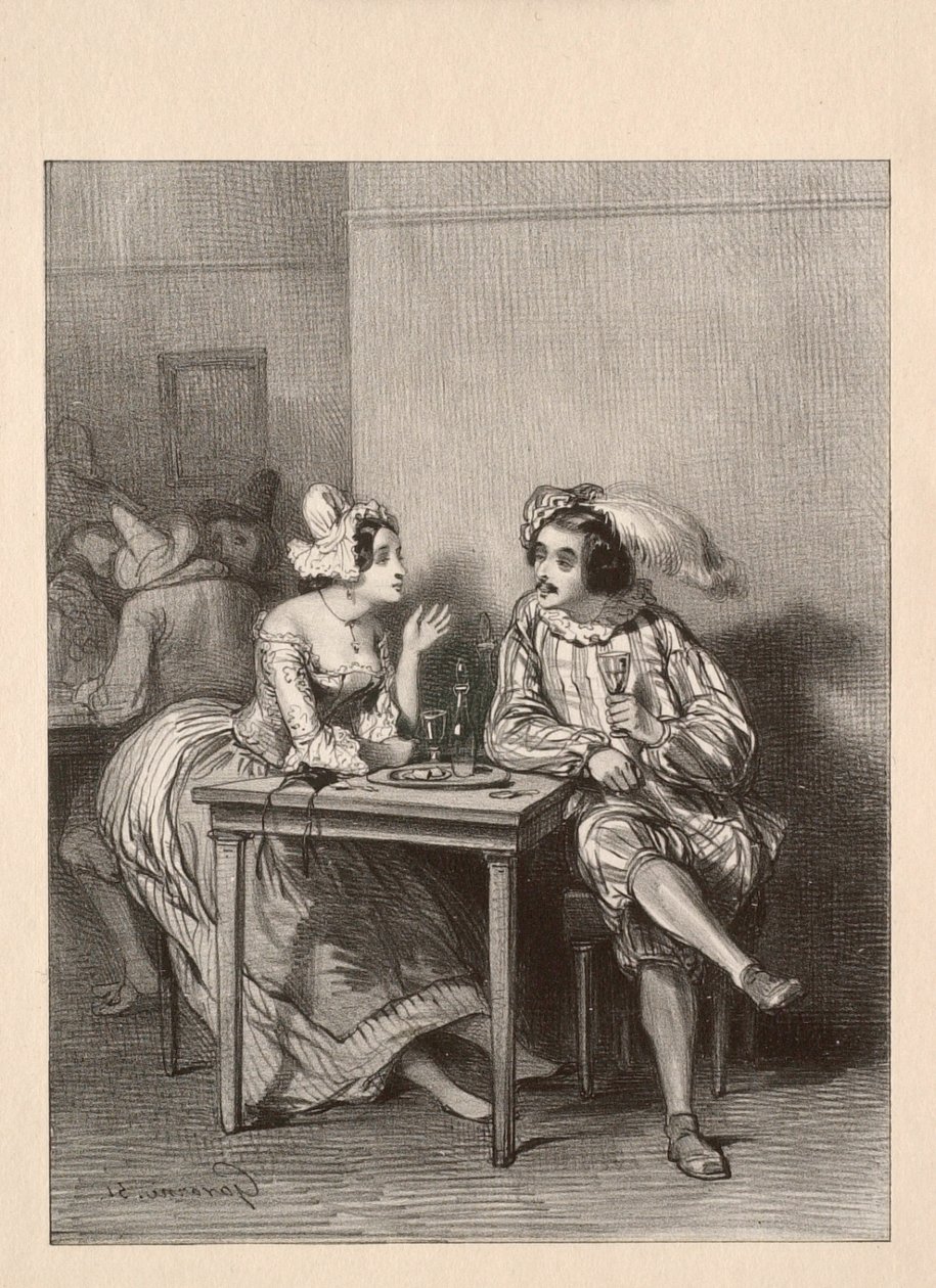 After the Quadrille by Paul Gavarni