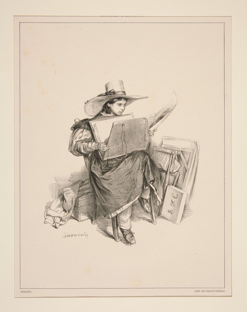 Clotilde by Paul Gavarni