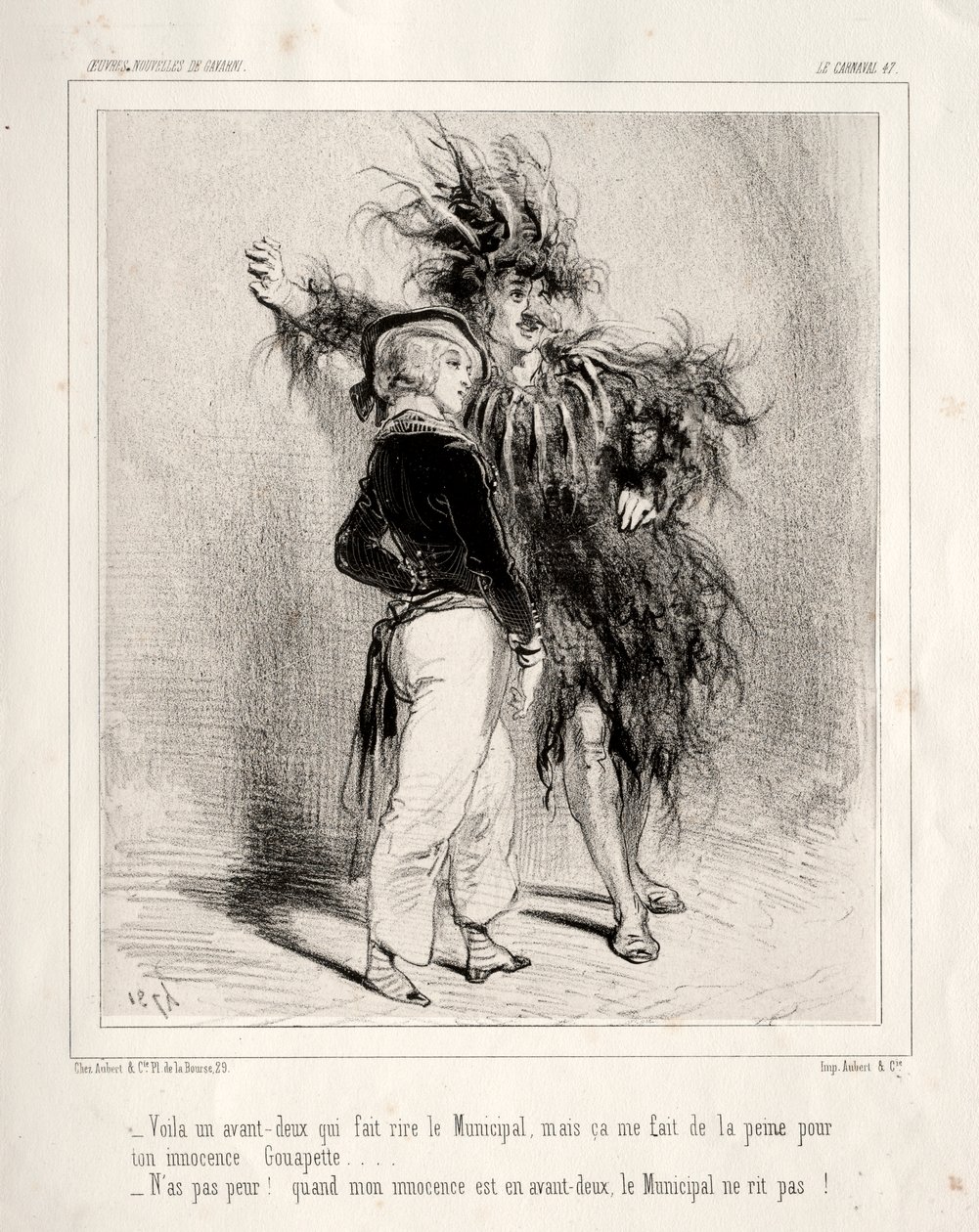 Carnival by Paul Gavarni