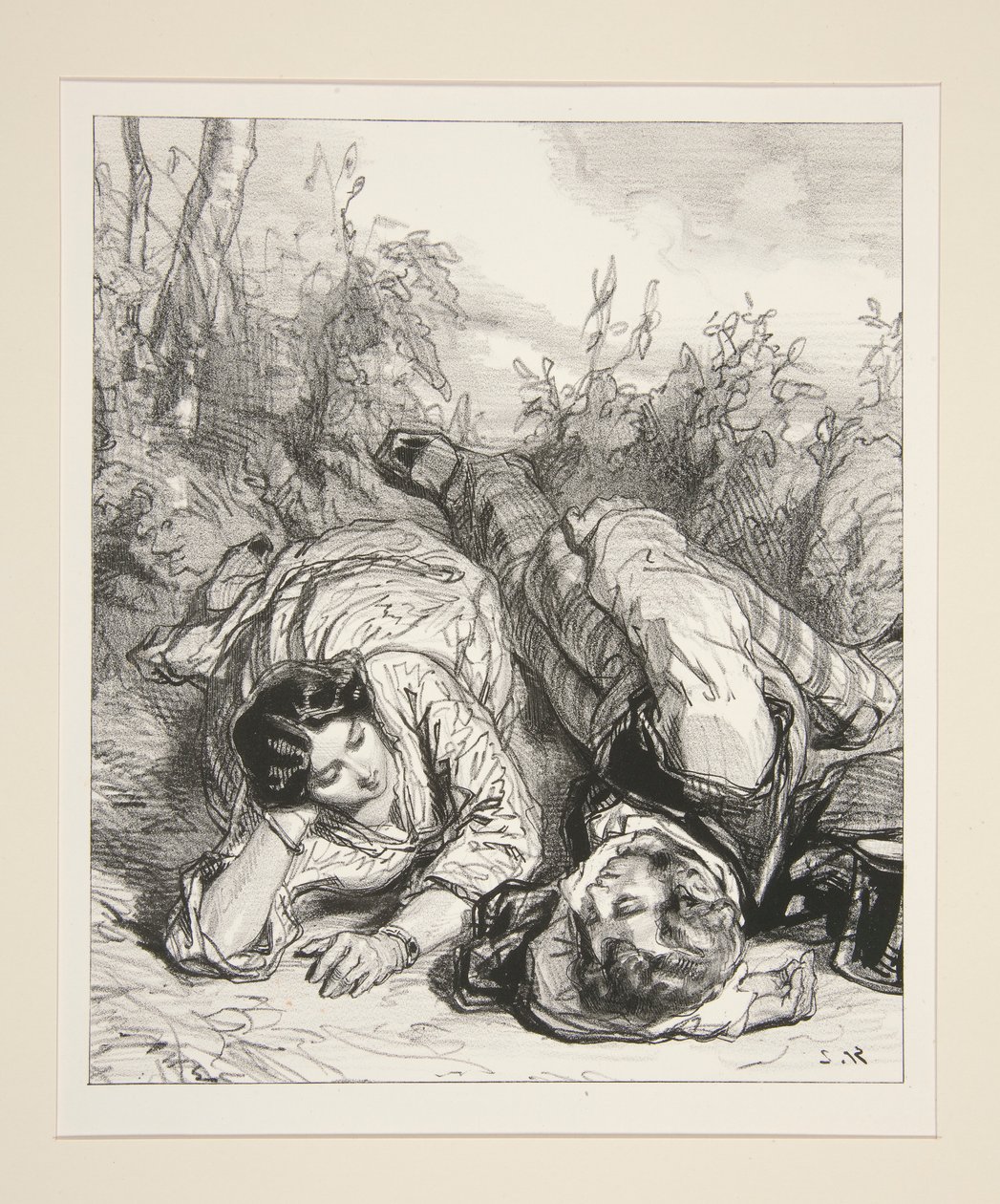 How Many Unhappy Passions Have You Made? O Helene! by Paul Gavarni