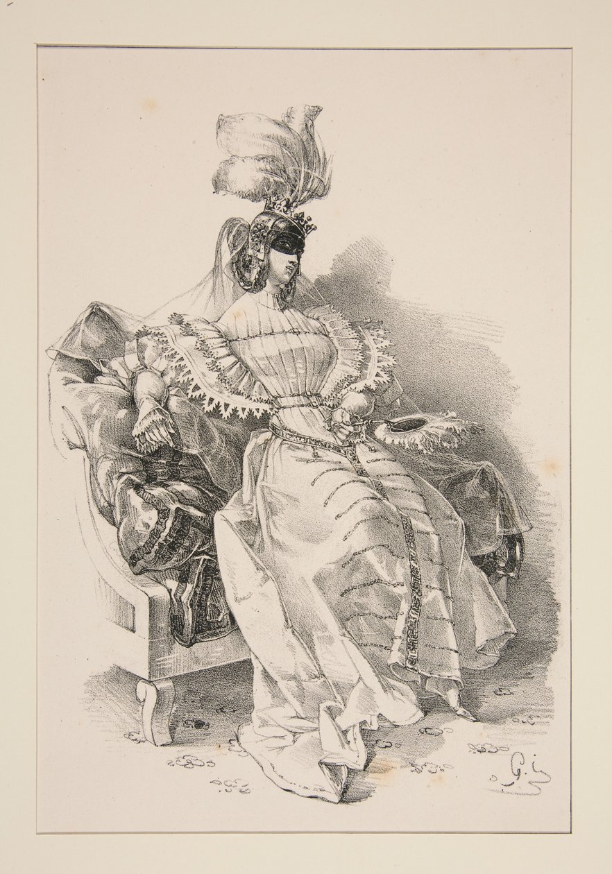 Duchess. by Paul Gavarni