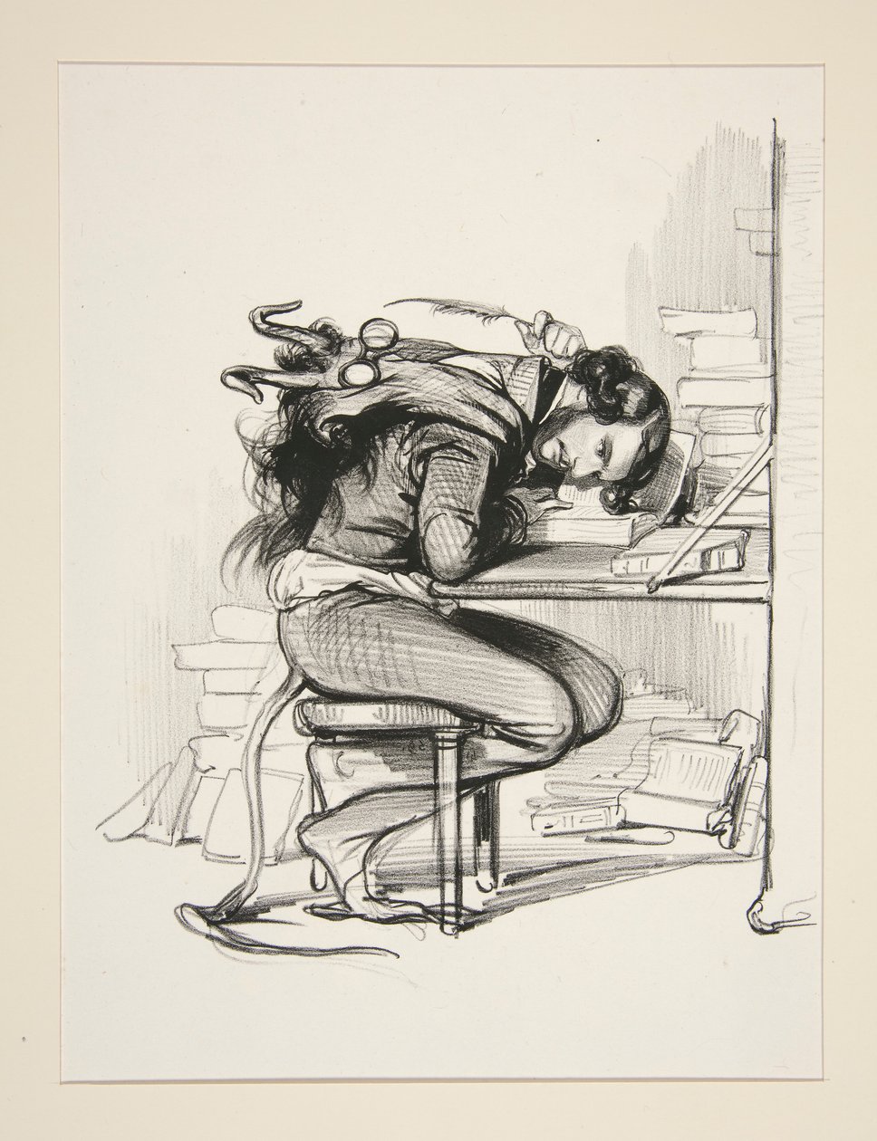 Emile Forgues, Old-Nick by Paul Gavarni