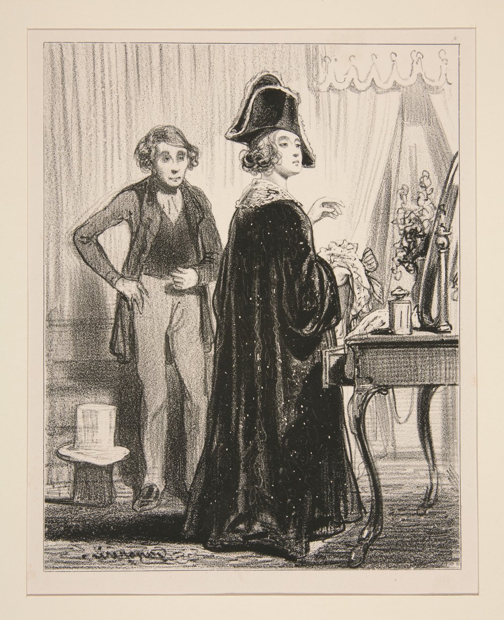 I Asked for a Small Hat!... by Paul Gavarni