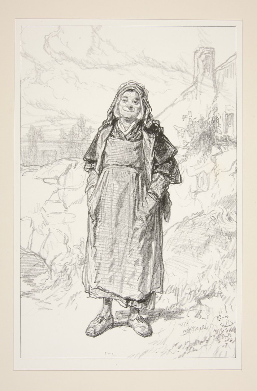 Milk Seller. Town Dress. by Paul Gavarni