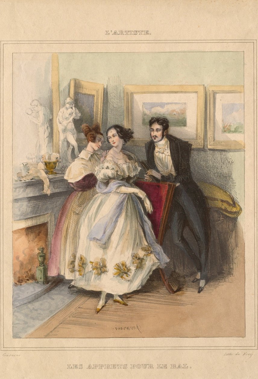 The Artist: The Preparations for the Ball by Paul Gavarni