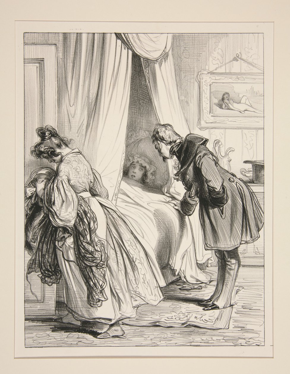 THE DAY AFTER THE BALL Oh! my dear, a fever! an agitation... by Paul Gavarni
