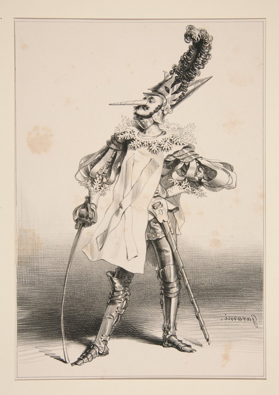 The Paper Suit by Paul Gavarni