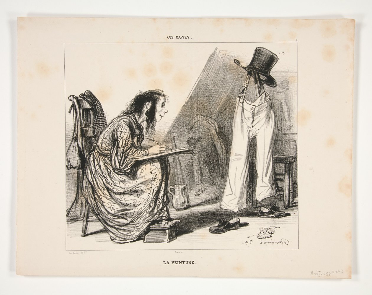 The Painting by Paul Gavarni