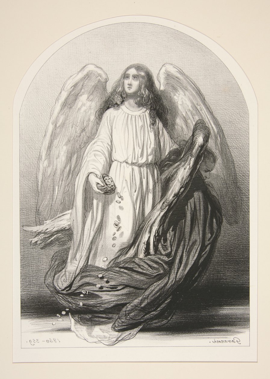 The Cry of Charity by Paul Gavarni