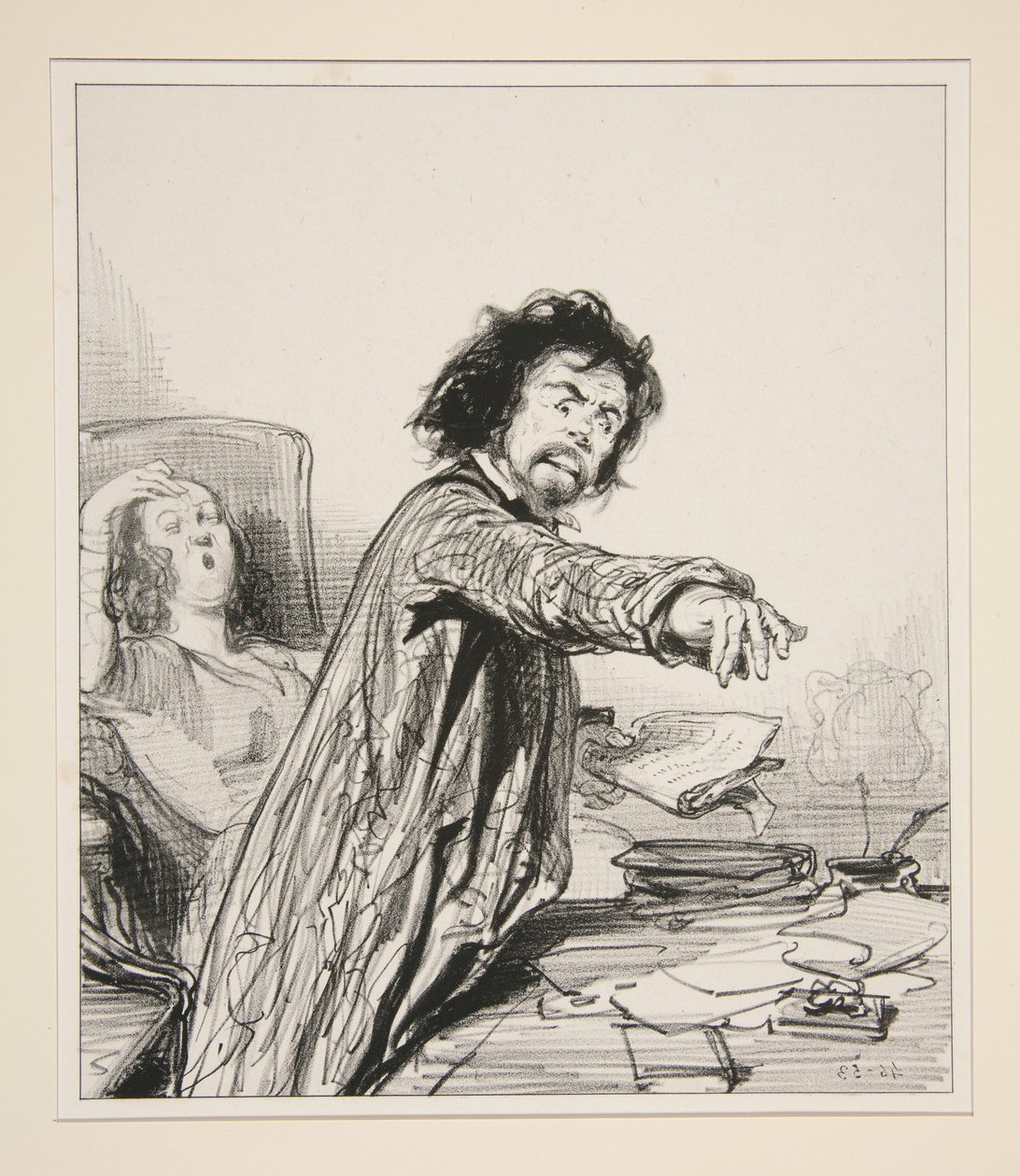 The Husband Playwright by Paul Gavarni