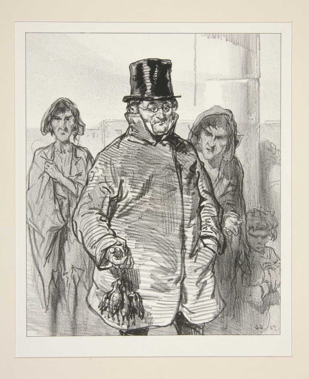 The Return from the Market by Paul Gavarni