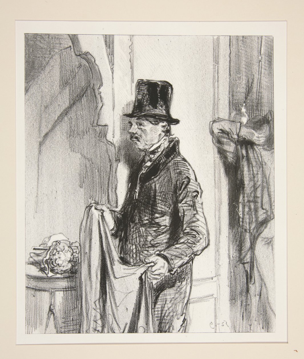 The Husband of Miss Cigale by Paul Gavarni