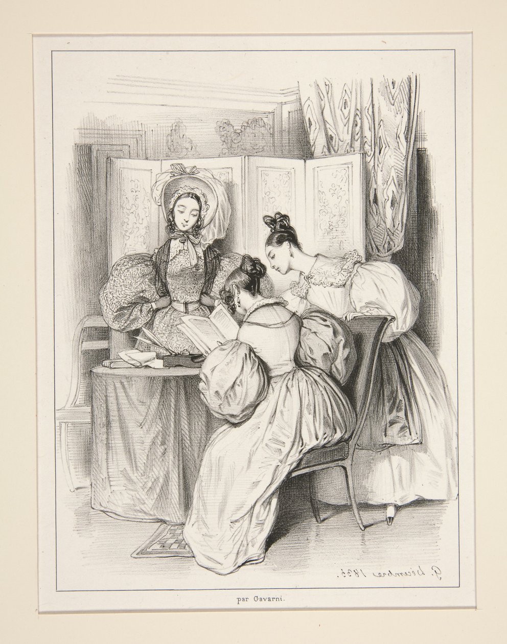The Women. Journal of the Century. by Paul Gavarni