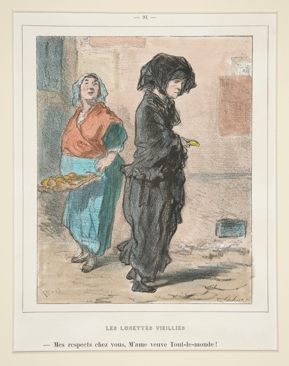The Old Lorettes by Paul Gavarni