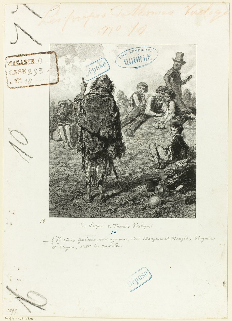 Les Propos de Thomas Vireloque: The Old Story, My Lambkins by Paul Gavarni