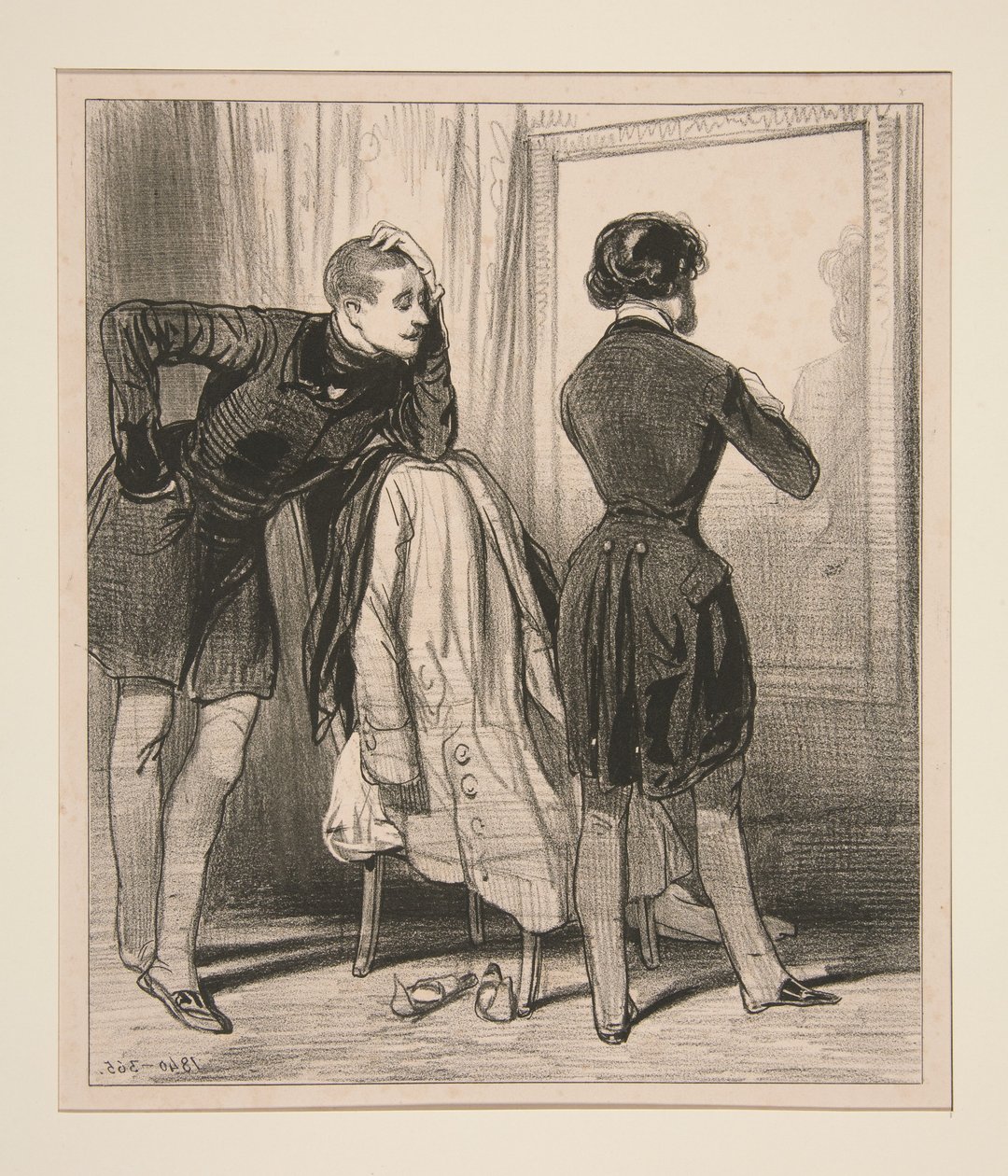 FASHIONS. Costumes of Humann. by Paul Gavarni