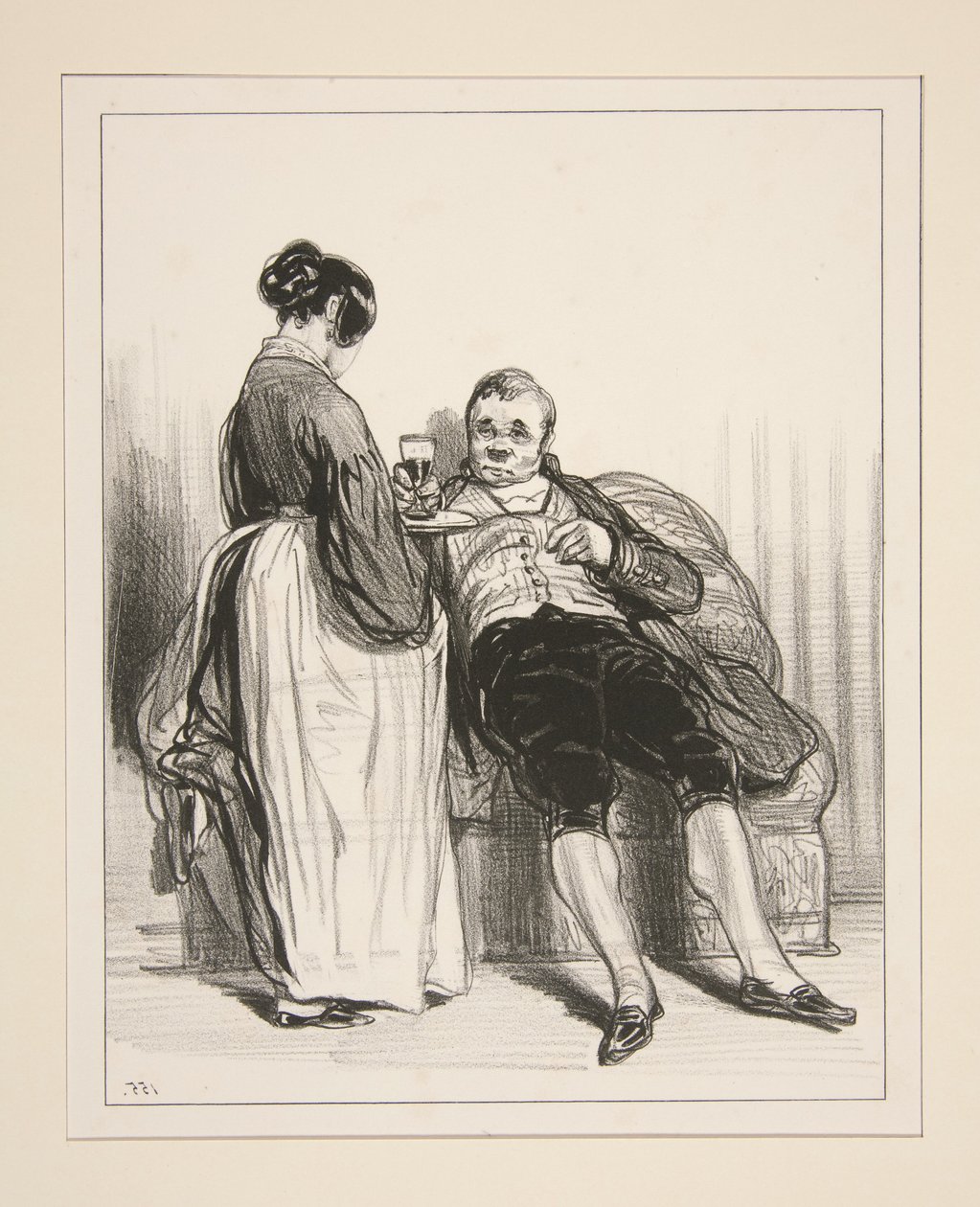 Thank You, Colombe, You Are Generally Very Agreeable... by Paul Gavarni