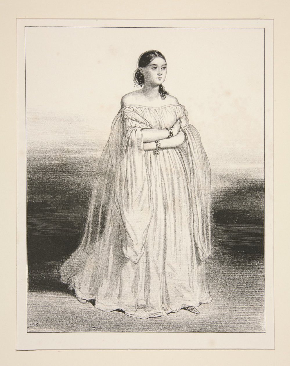 Mme. Cenau by Paul Gavarni