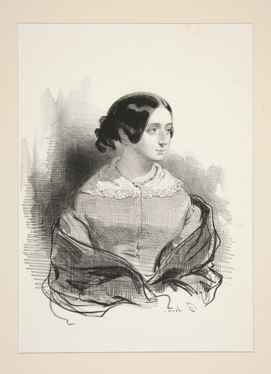 Mme. Montigny by Paul Gavarni