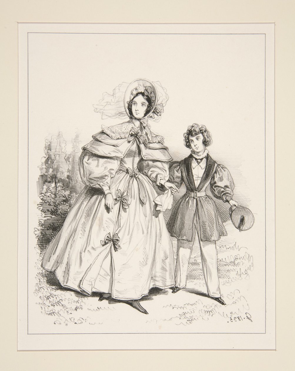 Morning Negligee. 1835. by Paul Gavarni