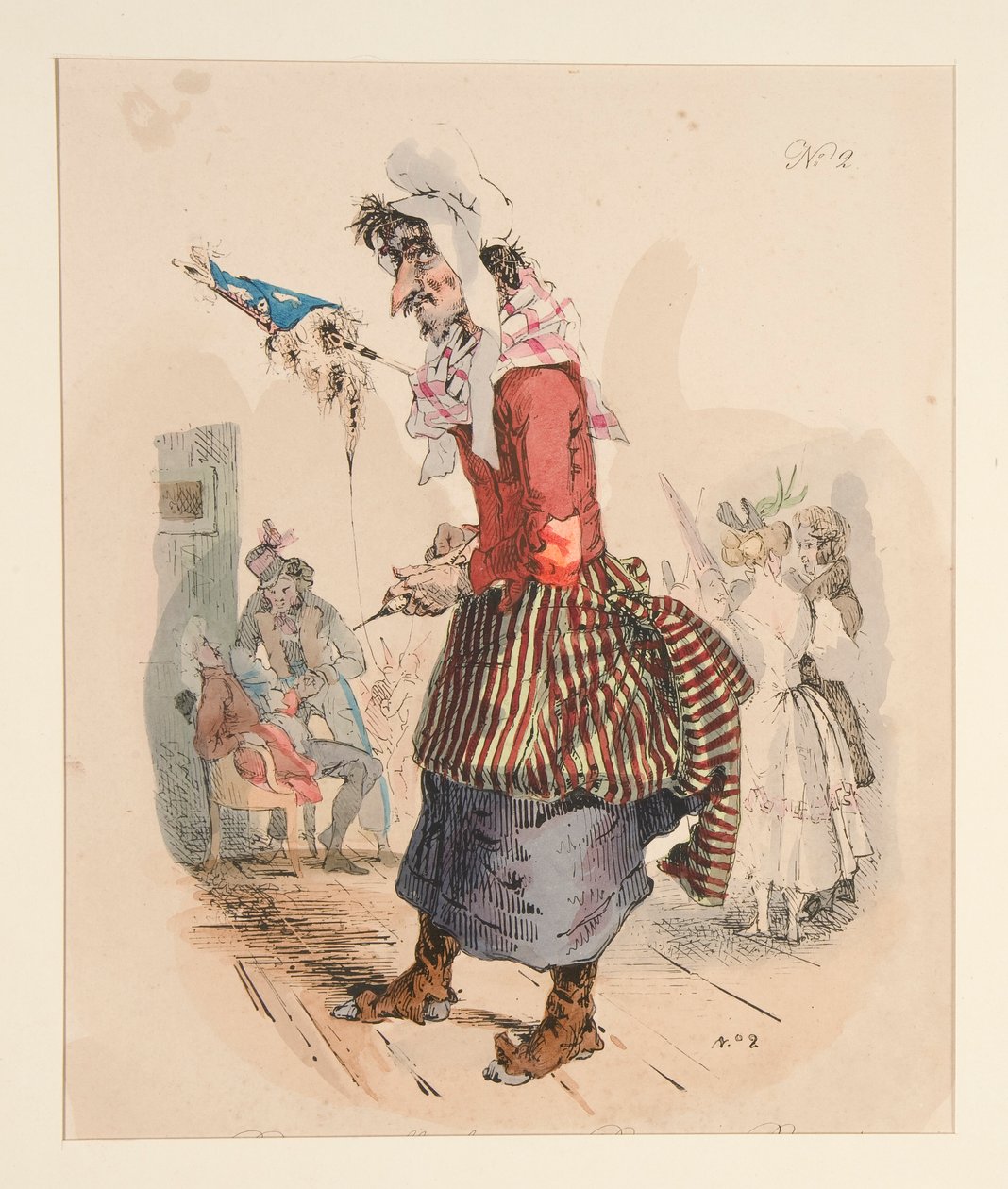 Pyrenean Shepherdess by Paul Gavarni