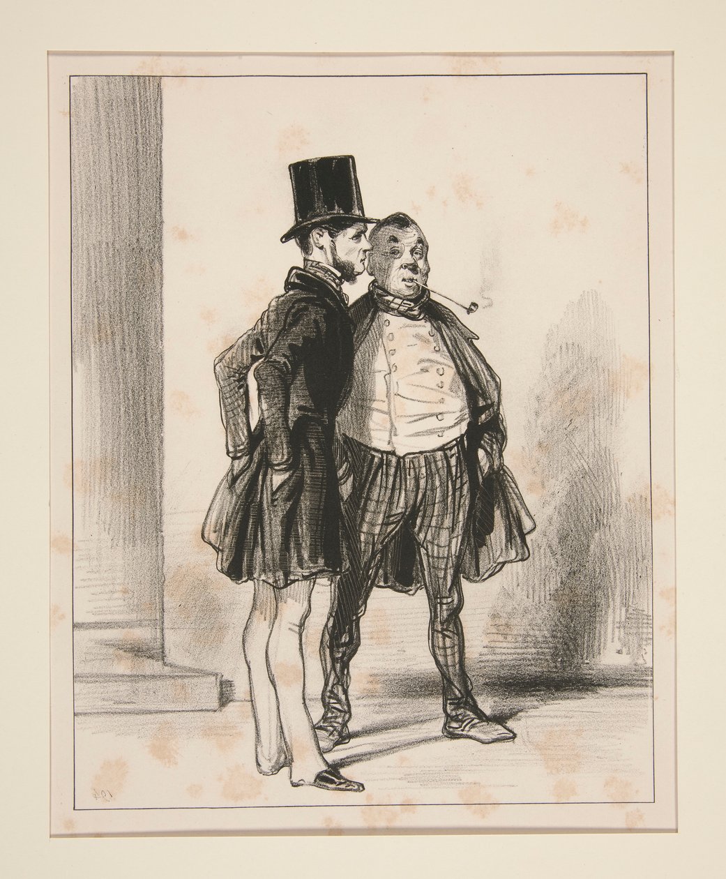 Little Uncle, you see, I wanted to tell you by Paul Gavarni