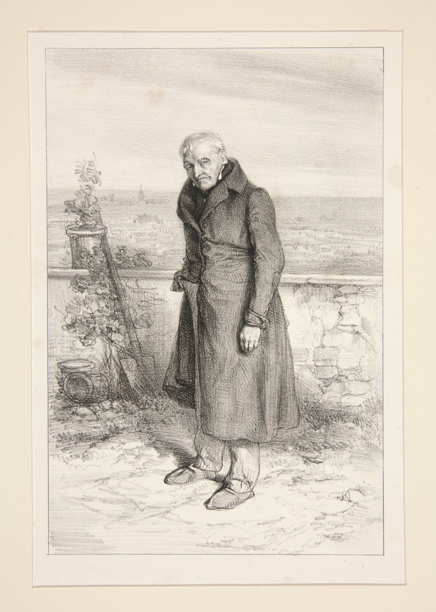 Ninety Years (Chevallier, father of Gavarni) by Paul Gavarni