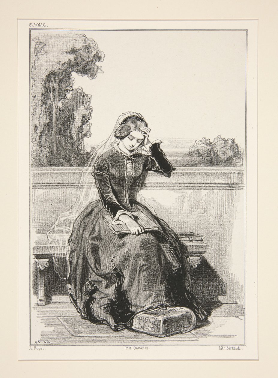 Rose of Tannebourg by Paul Gavarni