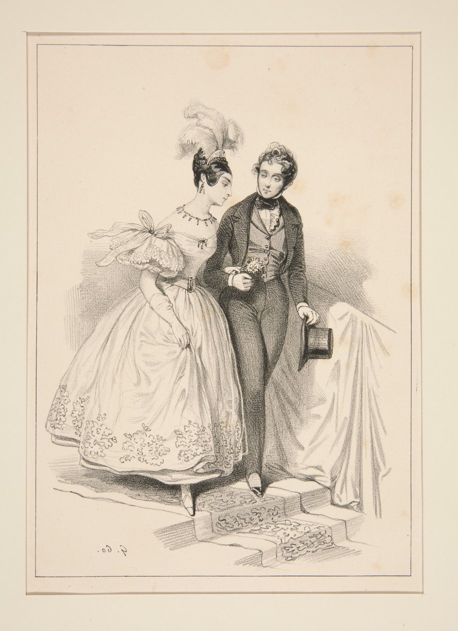 Souvenir of the Opera Ball, for the Benefit of Lyon Workers, May 6, 1837 by Paul Gavarni