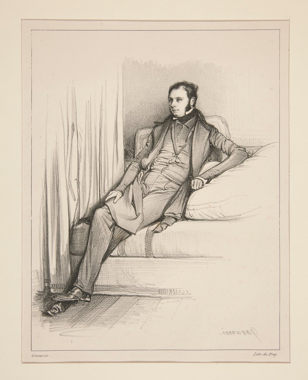 S. Henry Berthoud by Paul Gavarni