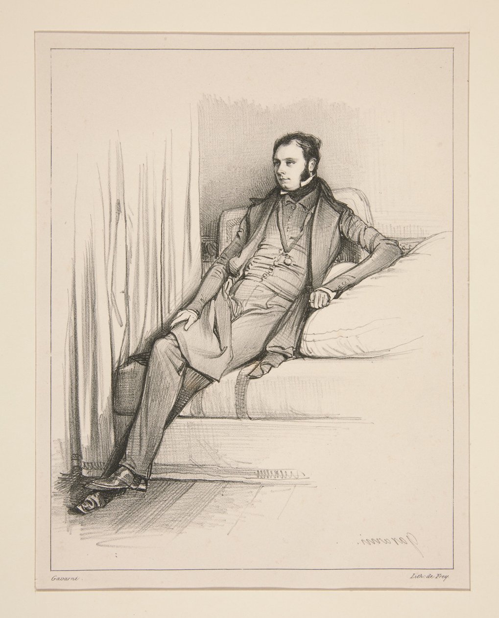 S. Henry Berthoud by Paul Gavarni