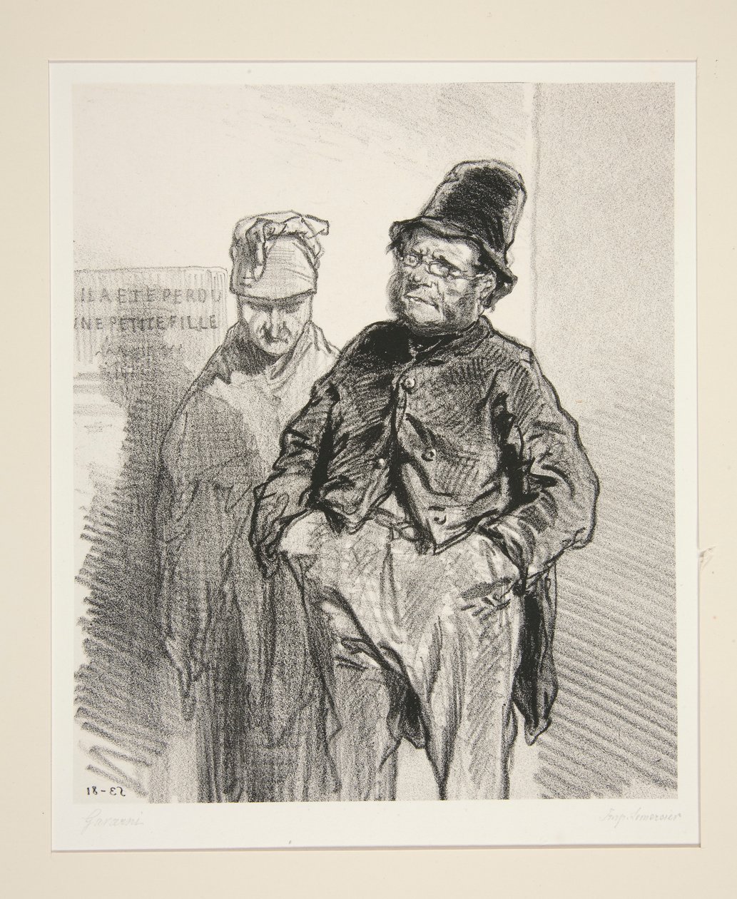 Sevigne and His Wife Weaning the Children by Paul Gavarni