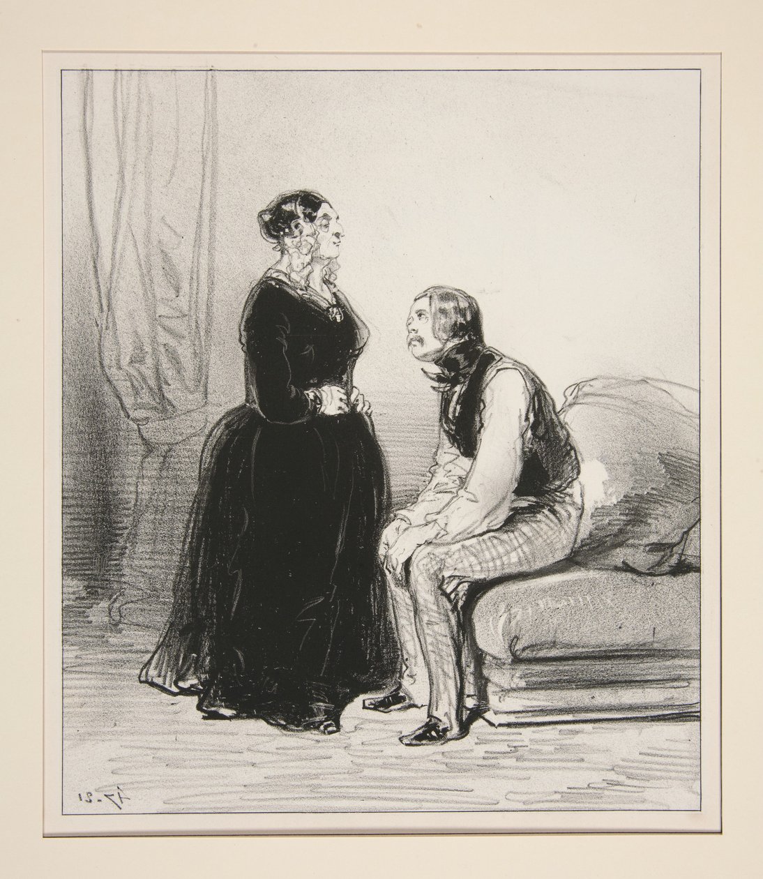 Am I to your taste like this, rascal? by Paul Gavarni