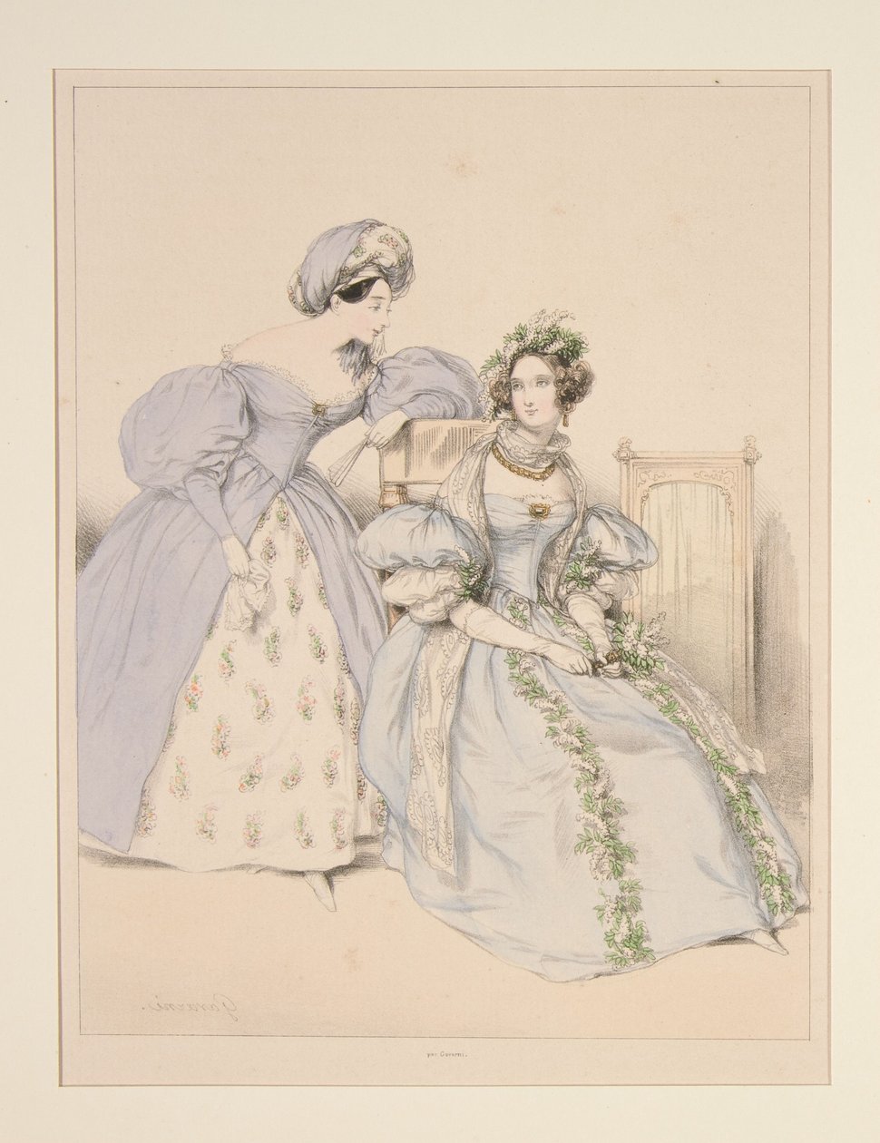 Ball Gowns by Paul Gavarni