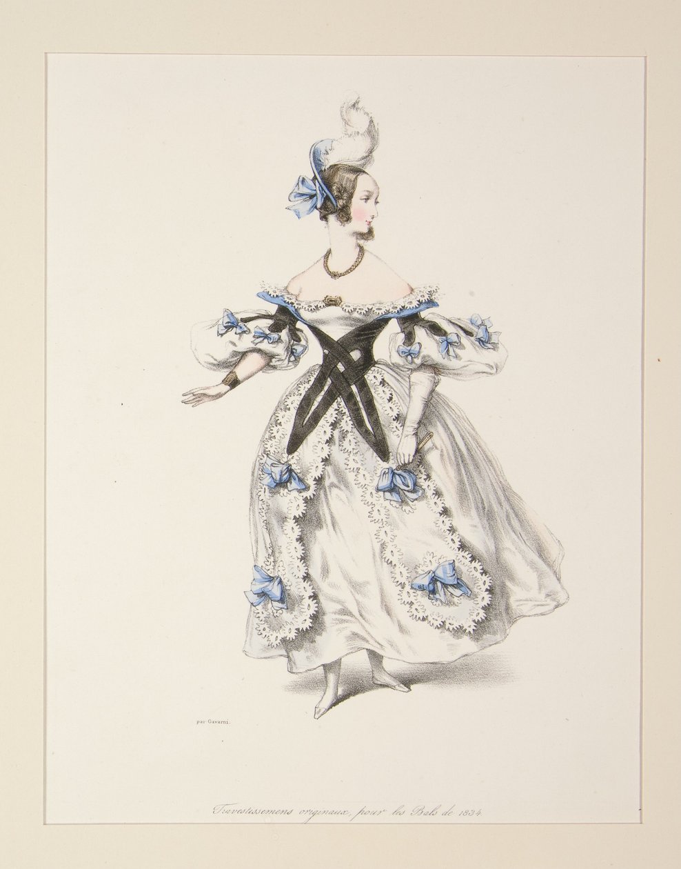 ORIGINAL COSTUMES for the balls of 1834. No. 1. by Paul Gavarni
