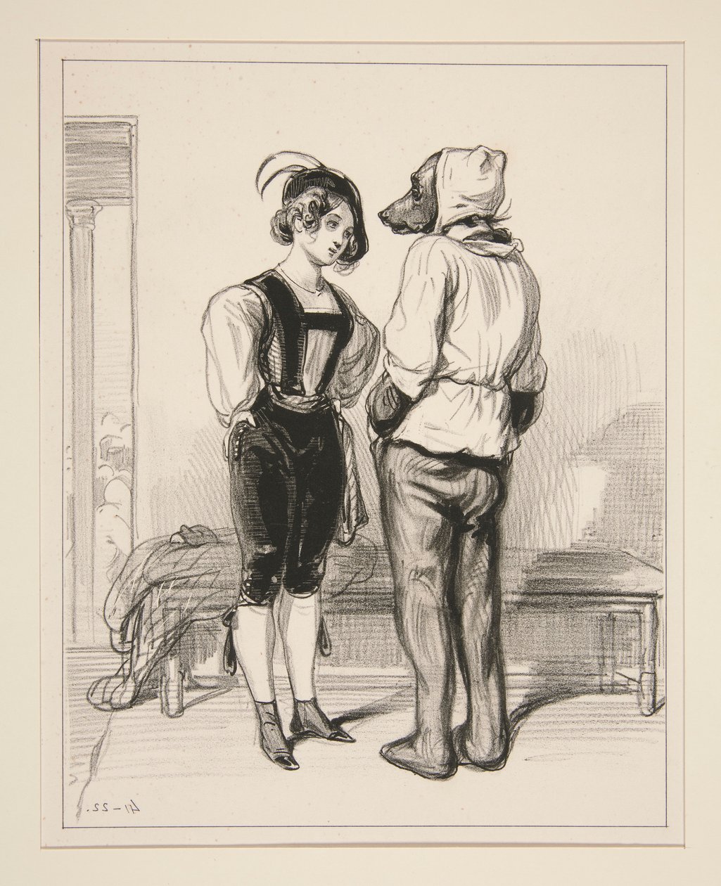 Tenez, Clara, Je Suis by Paul Gavarni