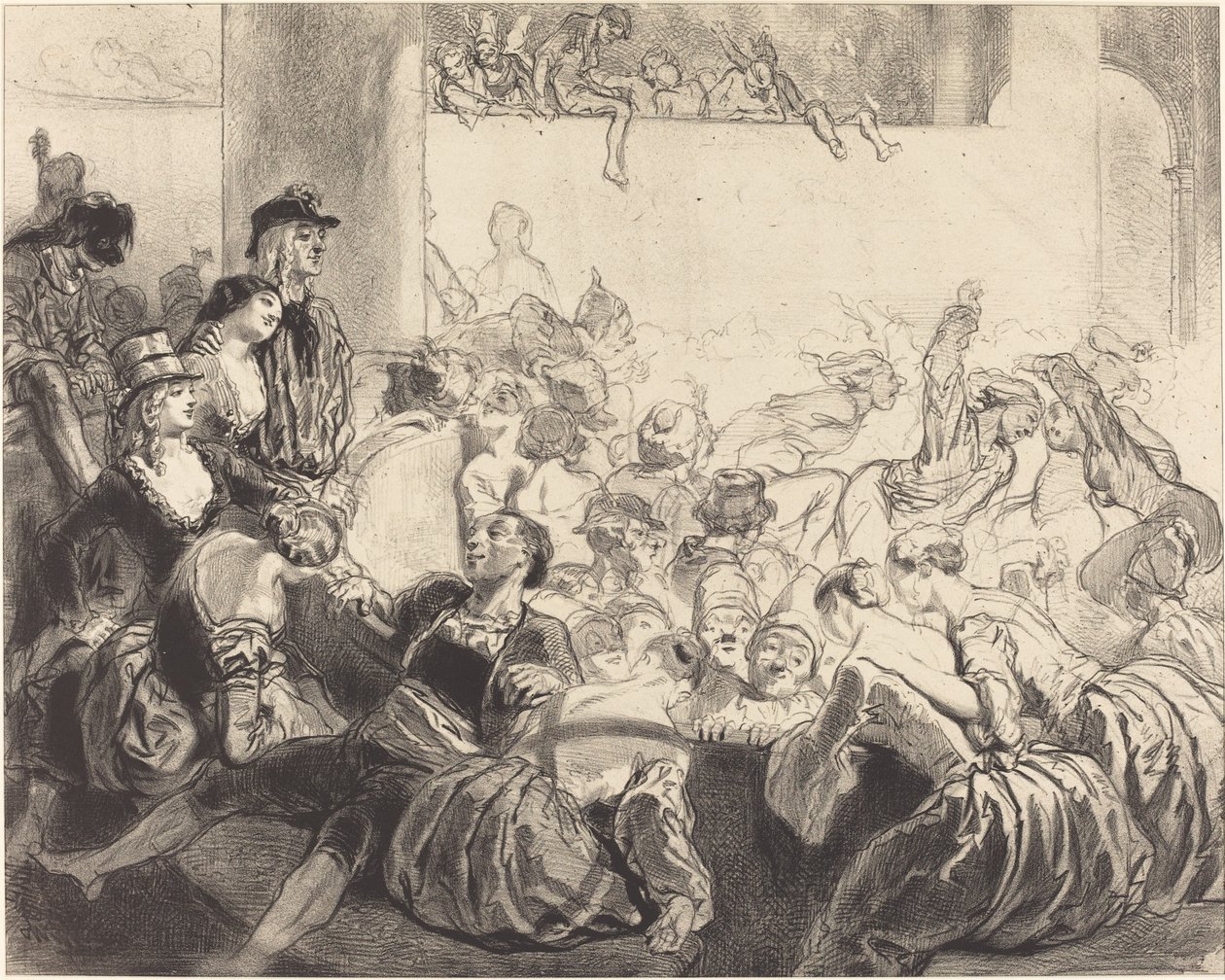 The Masked Ball by Paul Gavarni