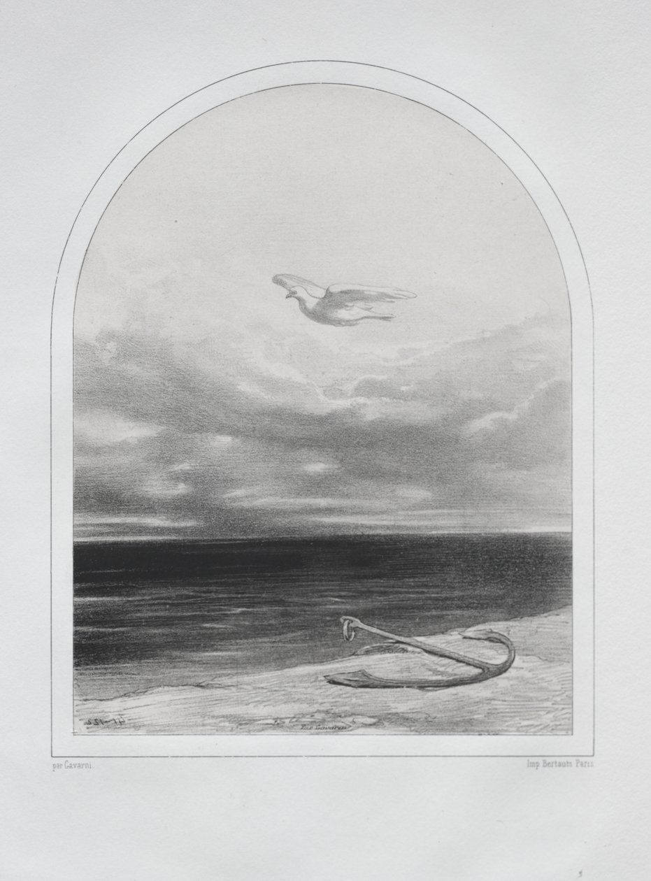 The White Dove by Paul Gavarni