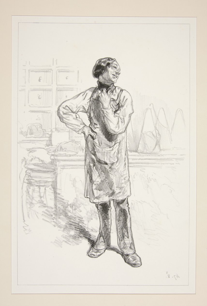 A Grocer Boy by Paul Gavarni