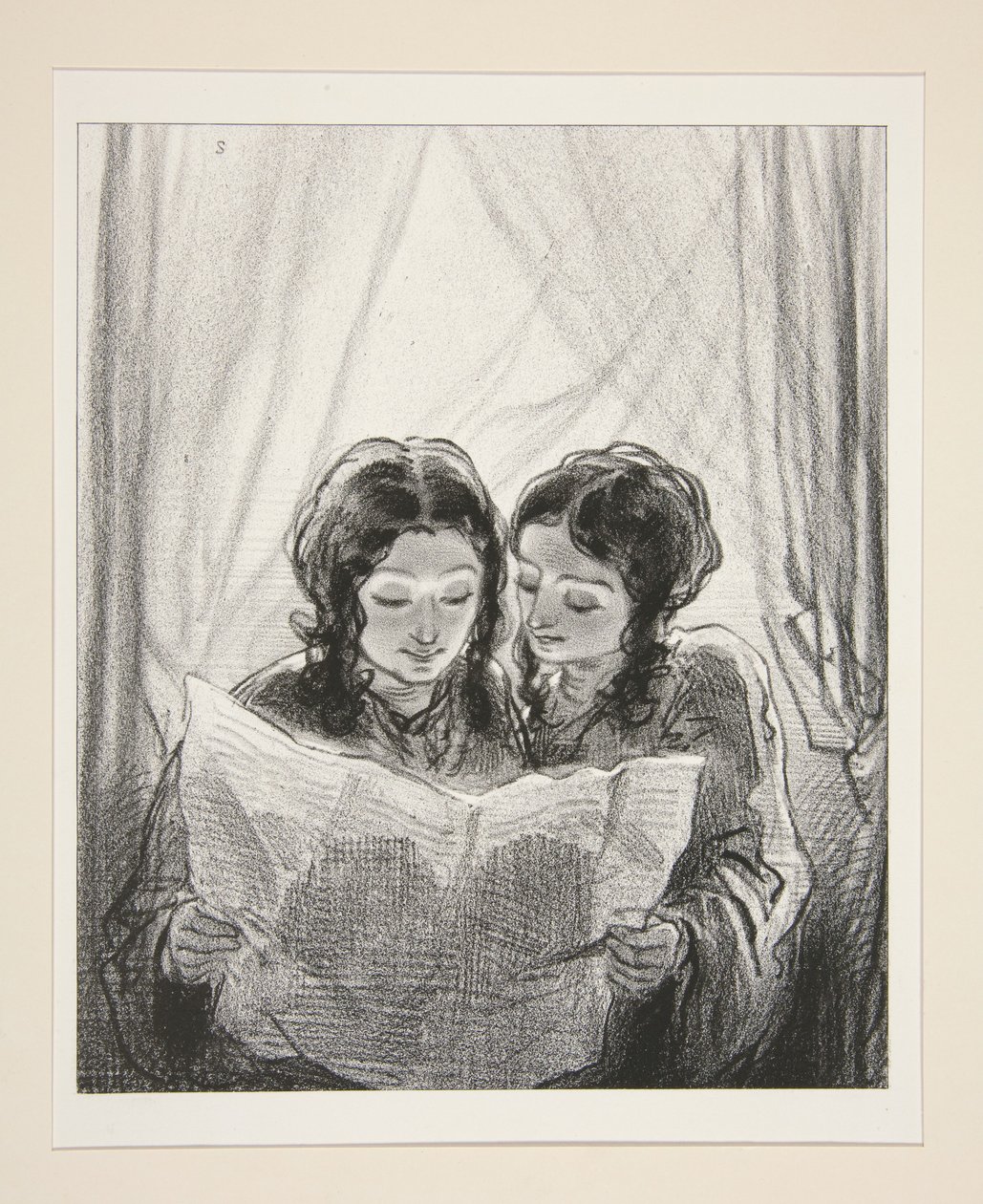 "See the advertisements" (for the edification of young people). by Paul Gavarni