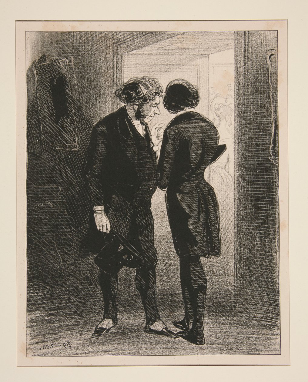 Do you see? there! at the second quadrille... by Paul Gavarni
