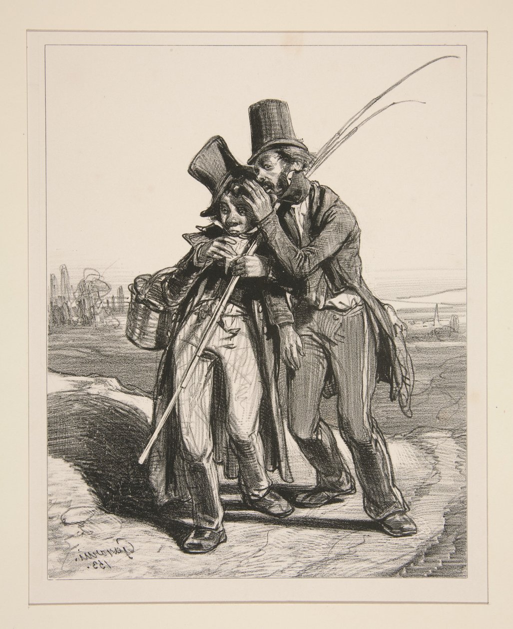 Come on, Solomon, am I your friend? by Paul Gavarni